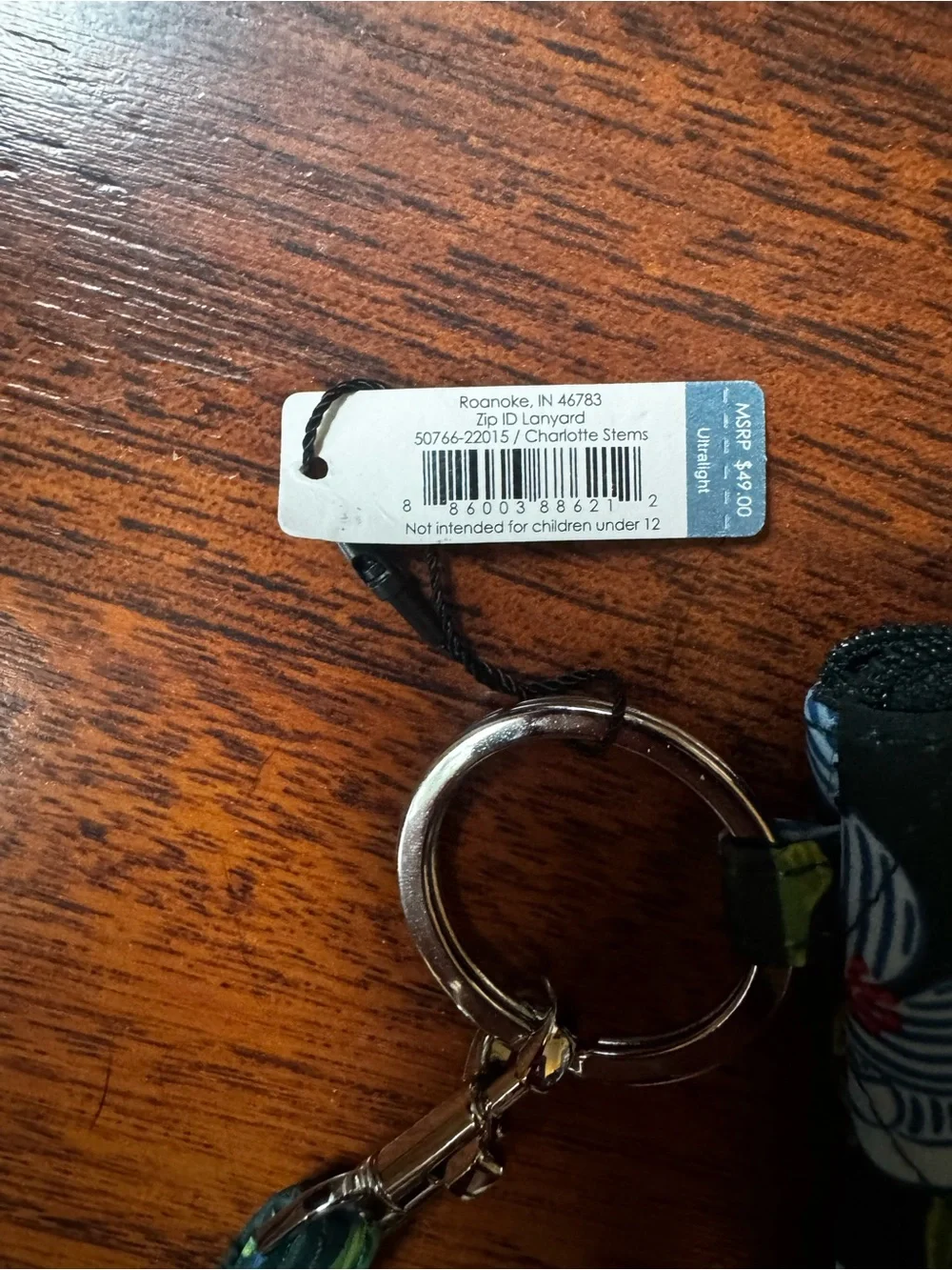 NWT Vera Bradley wallet lanyard